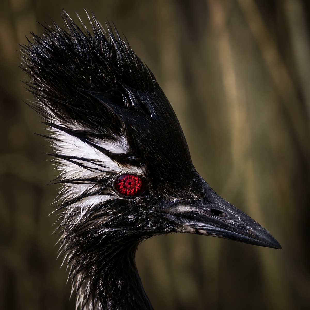 NARUTOBIRD with its crimson patterned eye